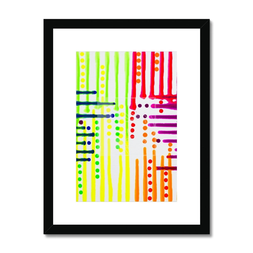 Fluorescent 2 Framed & Mounted Print - Chelsea Martin Art