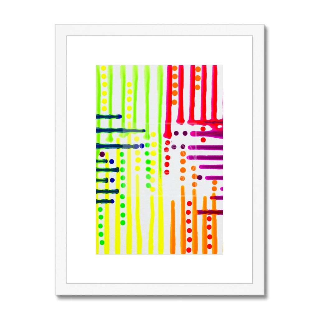 Fluorescent 2 Framed & Mounted Print - Chelsea Martin Art