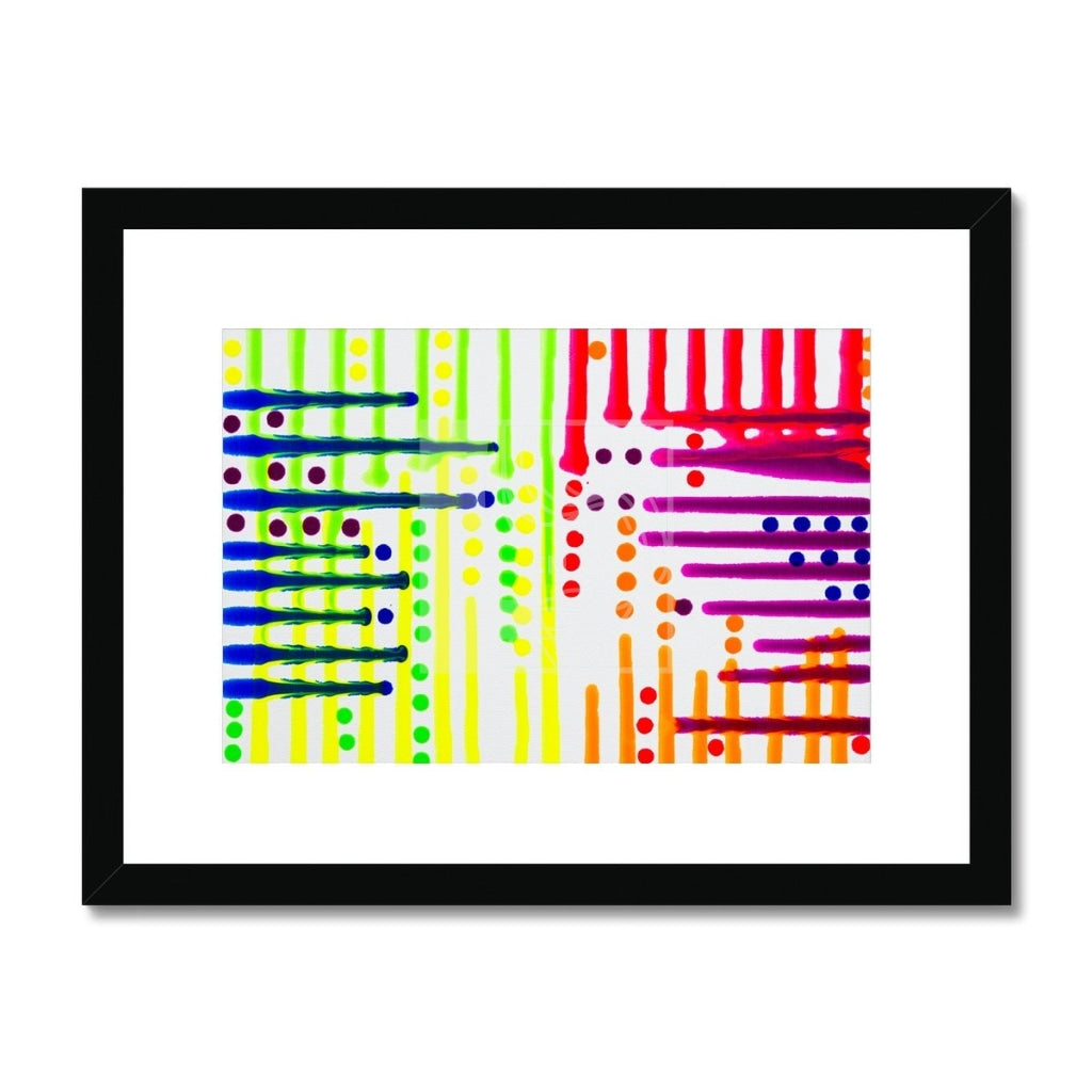 Fluorescent 2 Framed & Mounted Print - Chelsea Martin Art