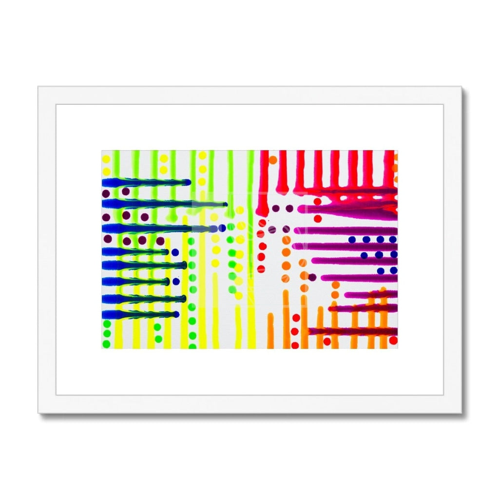 Fluorescent 2 Framed & Mounted Print - Chelsea Martin Art