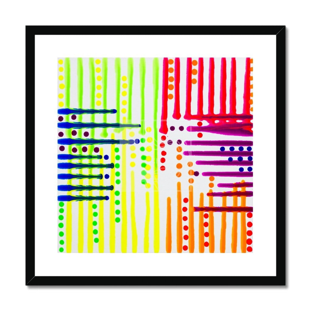 Fluorescent 2 Framed & Mounted Print - Chelsea Martin Art