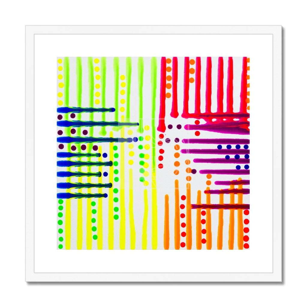 Fluorescent 2 Framed & Mounted Print - Chelsea Martin Art