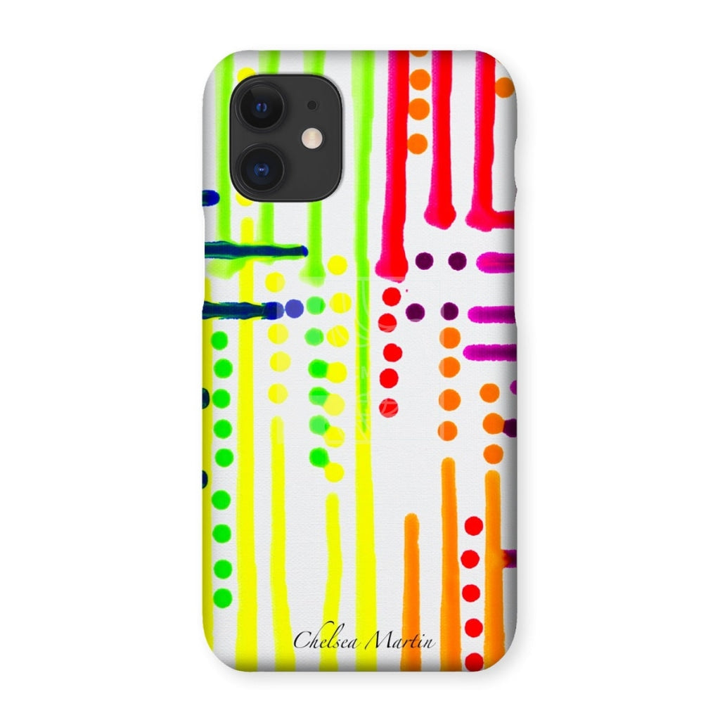 Fluorescent 2 Snap Phone Case Iphone 12 Mini / Gloss & Tablet Cases