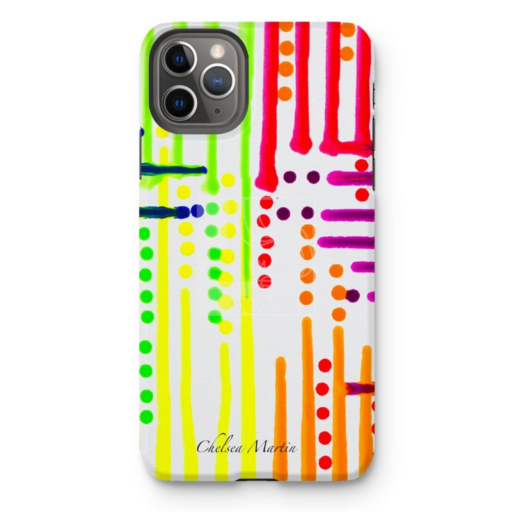 Fluorescent 2 Tough Phone Case Iphone 11 Pro Max / Gloss & Tablet Cases