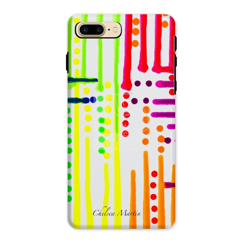 Fluorescent 2 Tough Phone Case Iphone 8 Plus / Gloss & Tablet Cases