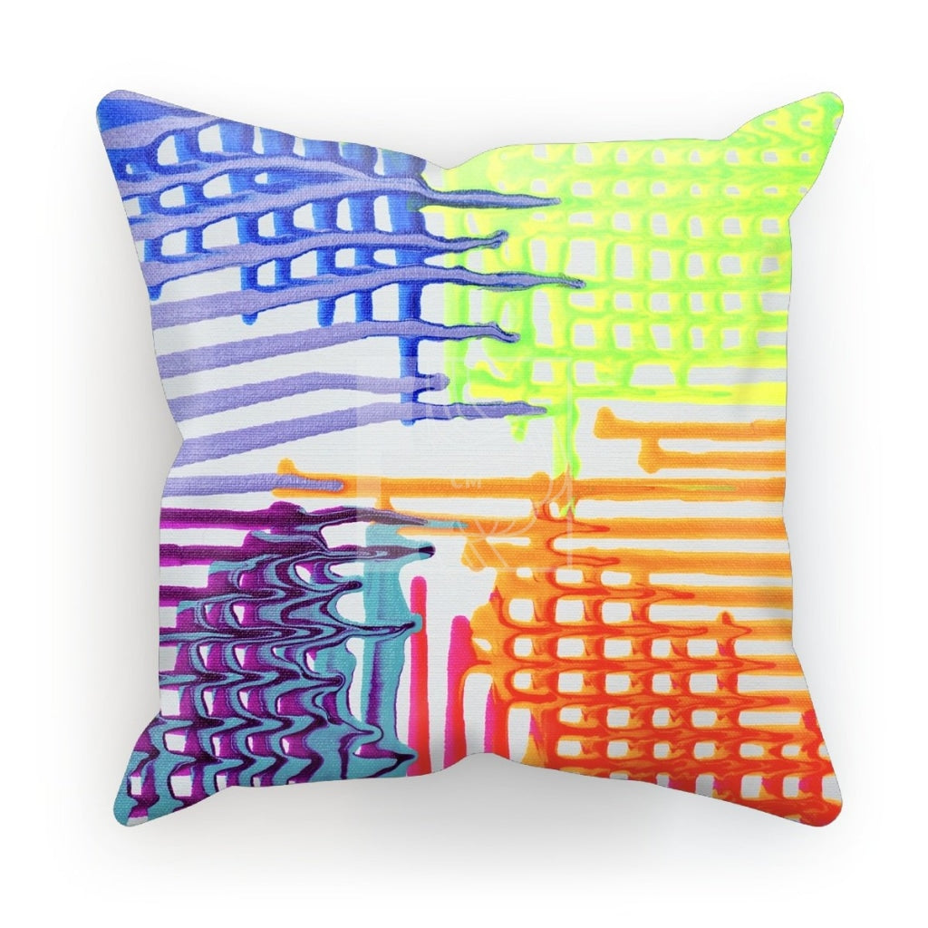 Fluorescent Cushion - Chelsea Martin Art