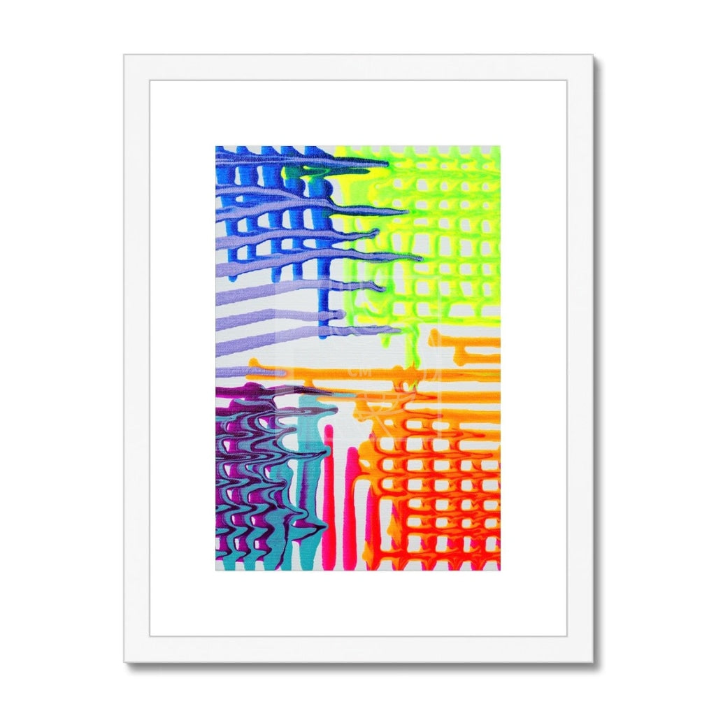 Fluorescent Framed & Mounted Print - Chelsea Martin Art