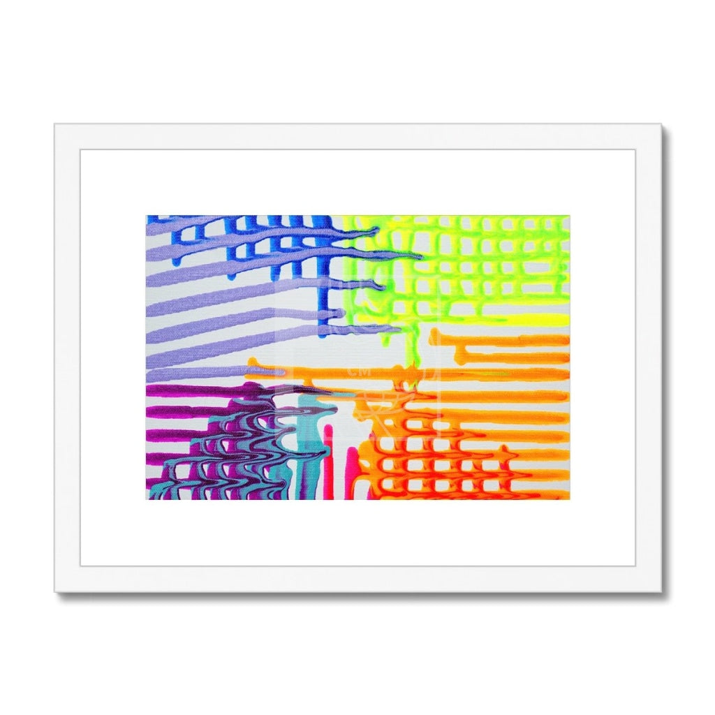 Fluorescent Framed & Mounted Print - Chelsea Martin Art