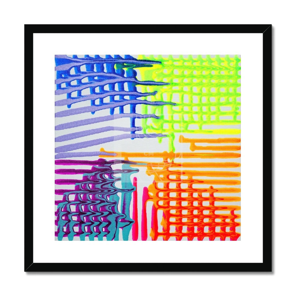 Fluorescent Framed & Mounted Print - Chelsea Martin Art