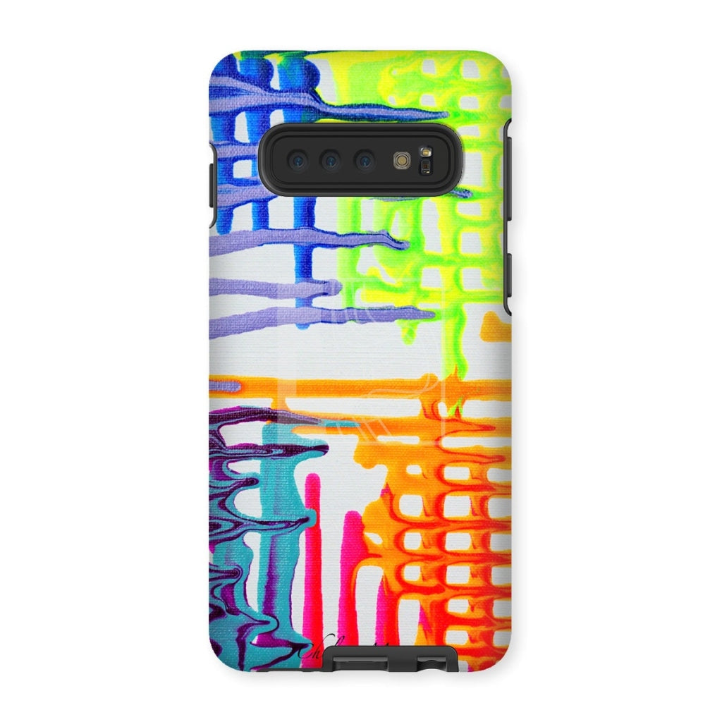 Fluorescent Tough Phone Case Samsung Galaxy S10 / Gloss & Tablet Cases