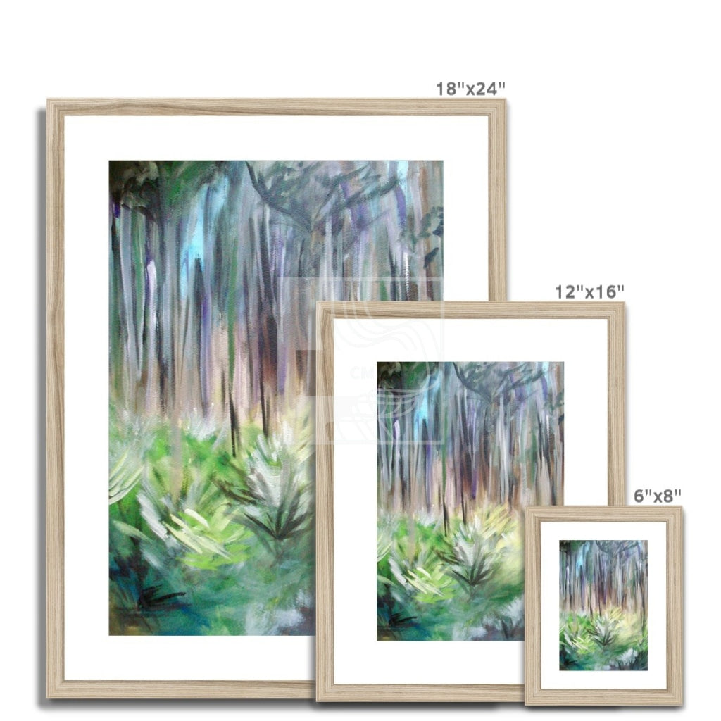 Forest Framed & Mounted Print - Chelsea Martin Art