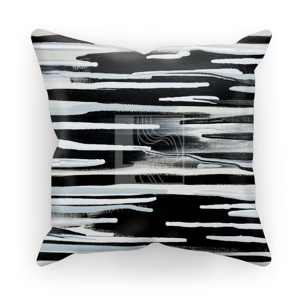Gray Area Cushion - Chelsea Martin Art