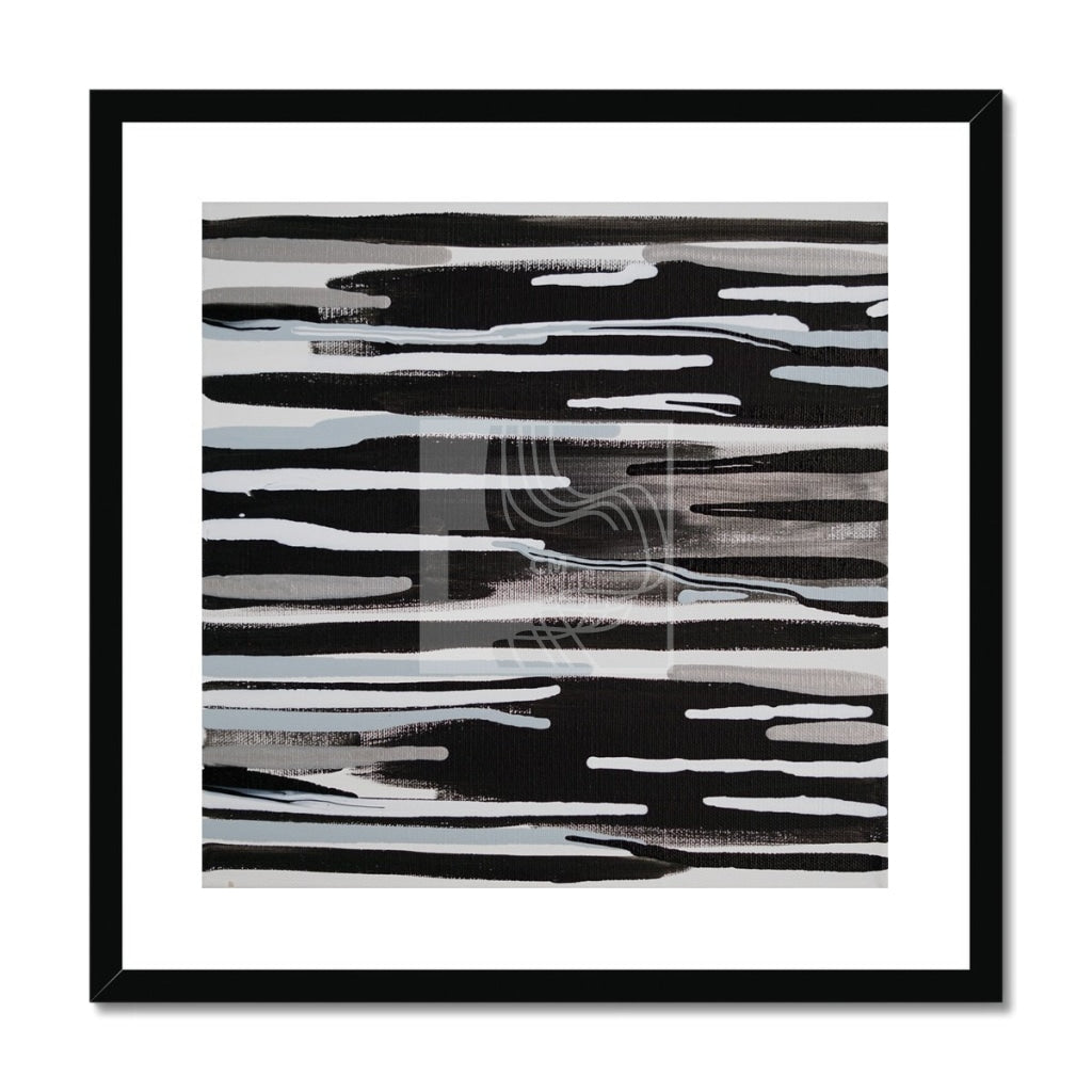 Gray Area Framed & Mounted Print - Chelsea Martin Art