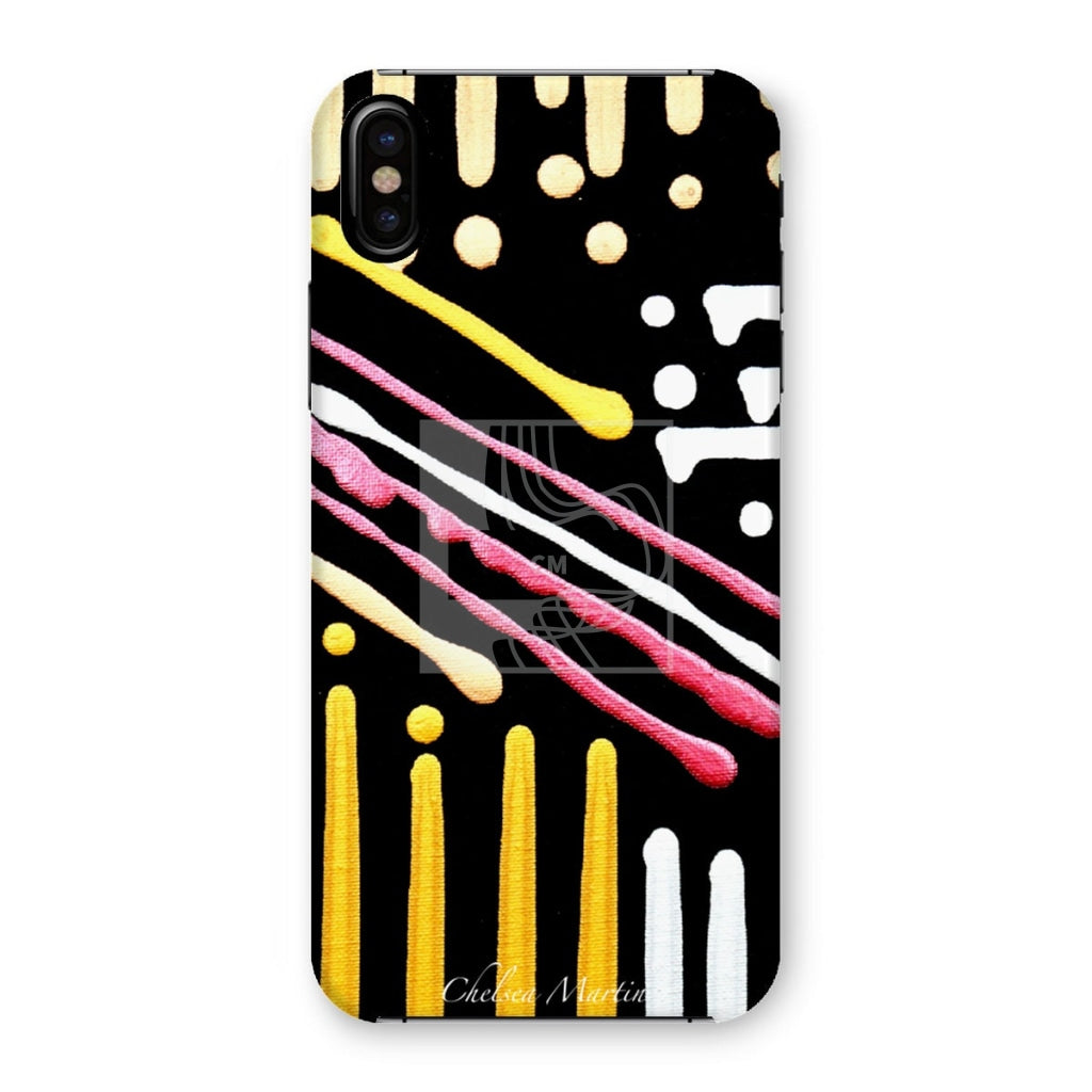 Metallic Snap Phone Case Iphone Xs / Gloss & Tablet Cases