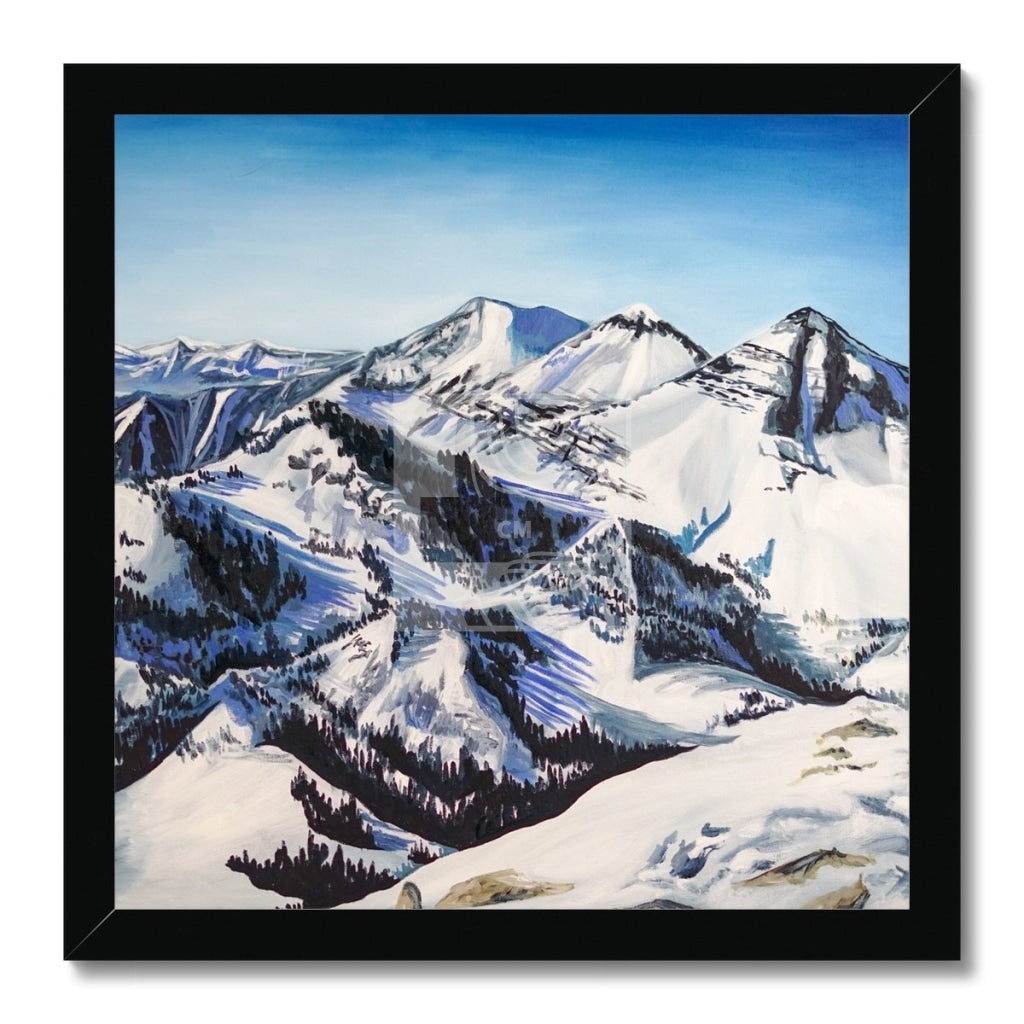 Mountains Framed Print - Chelsea Martin Art