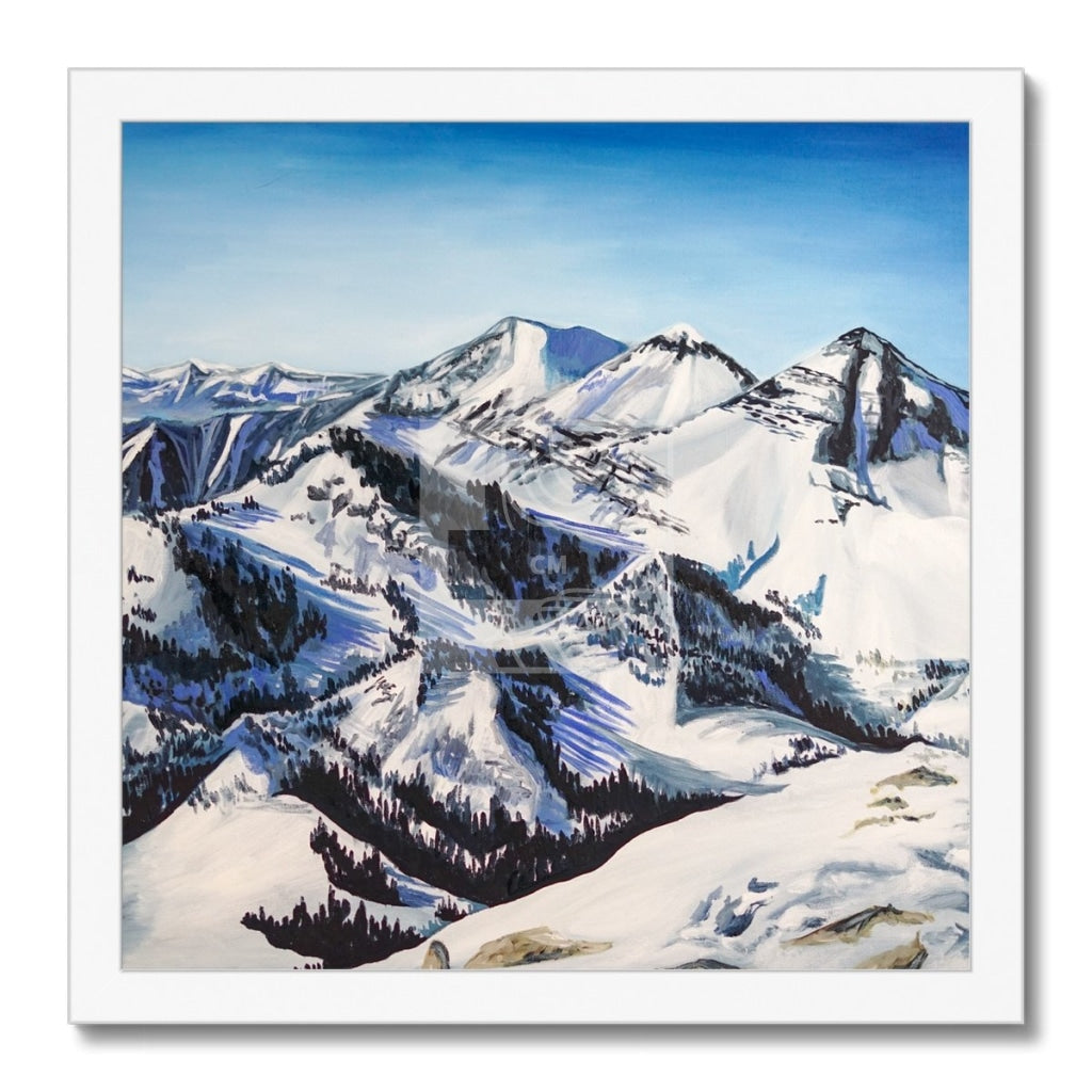 Mountains Framed Print - Chelsea Martin Art