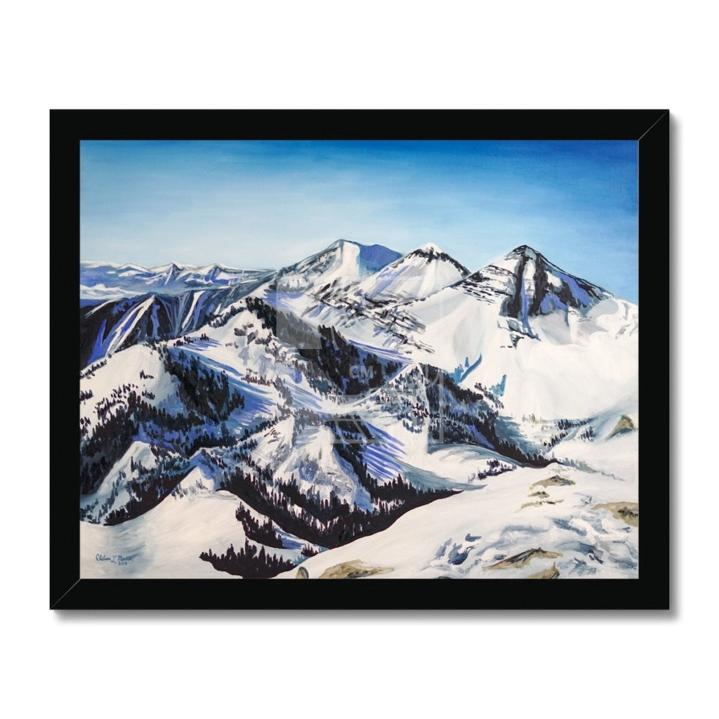 Mountains Framed Print - Chelsea Martin Art