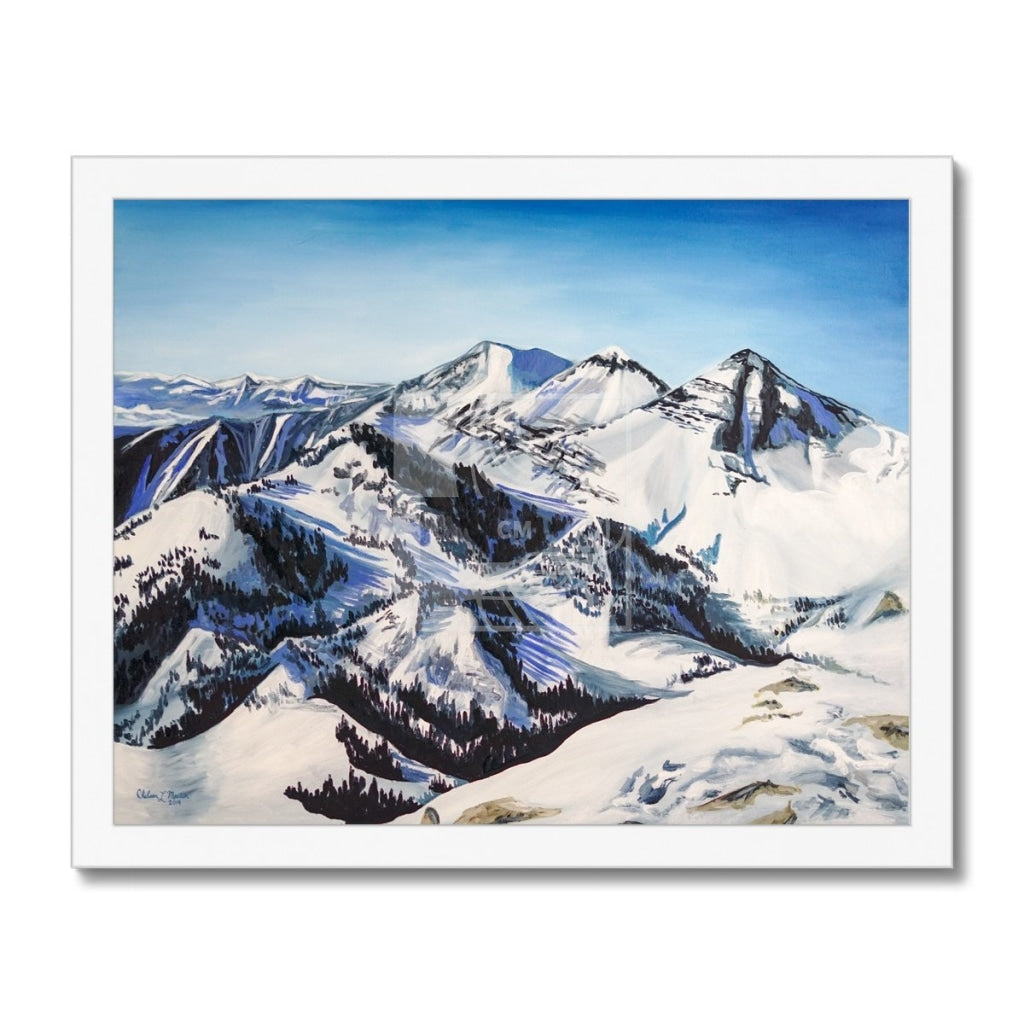 Mountains Framed Print - Chelsea Martin Art