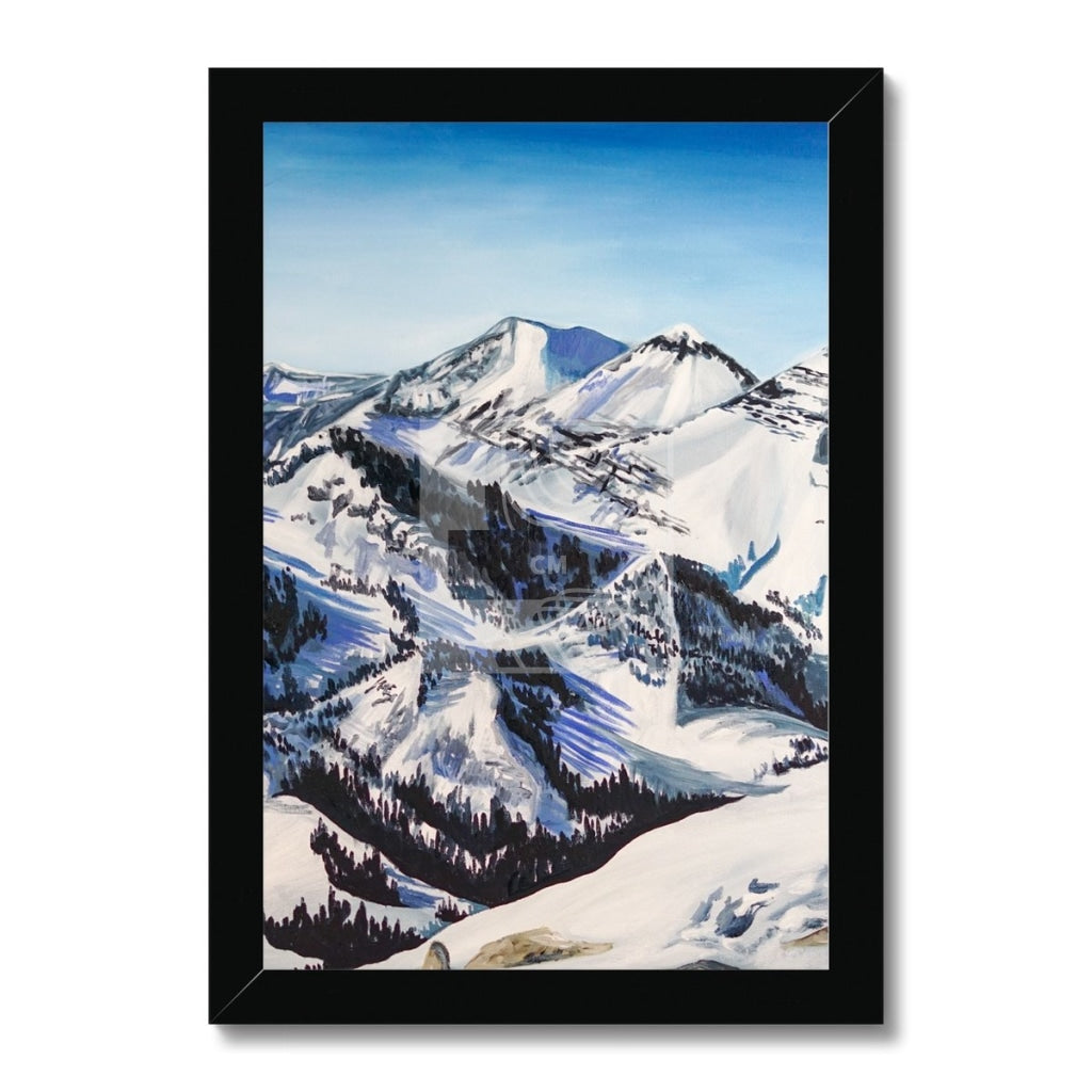 Mountains Framed Print - Chelsea Martin Art