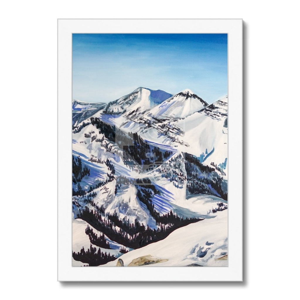 Mountains Framed Print - Chelsea Martin Art