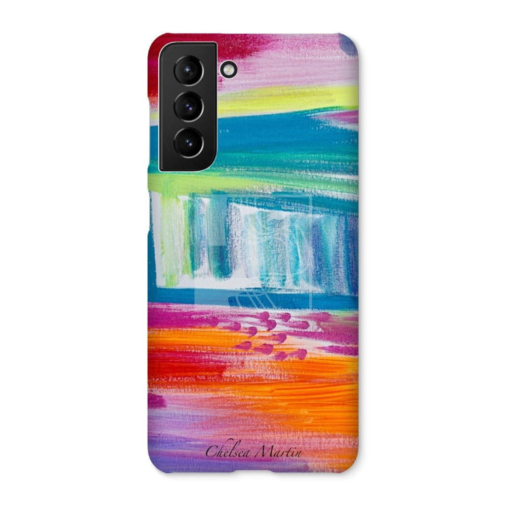 Neon Snap Phone Case Samsung Galaxy S21 / Gloss & Tablet Cases