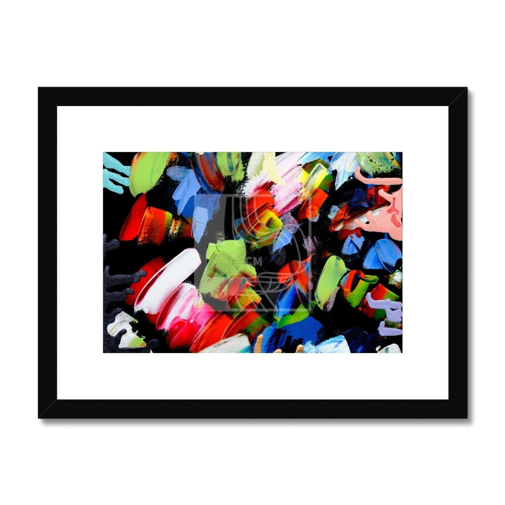 Palette Framed & Mounted Print - Chelsea Martin Art