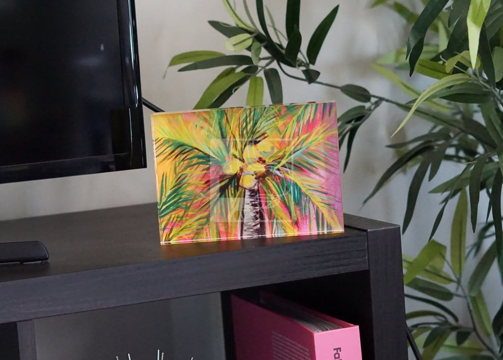 Palms Acrylic Block - Chelsea Martin Art