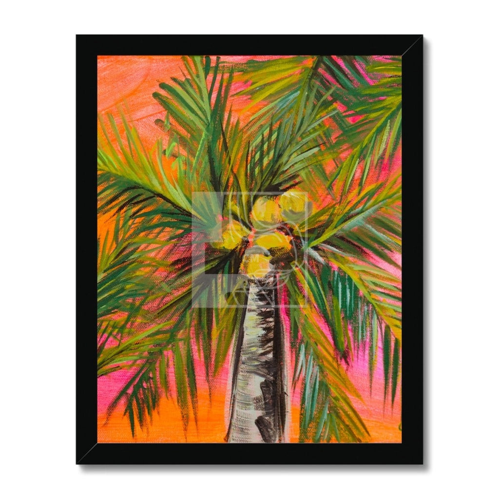 Palms Framed Print - Chelsea Martin Art