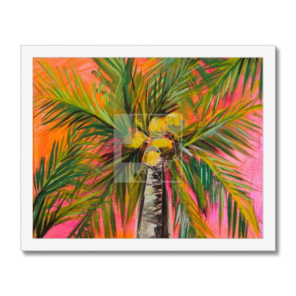 Palms Framed Print - Chelsea Martin Art