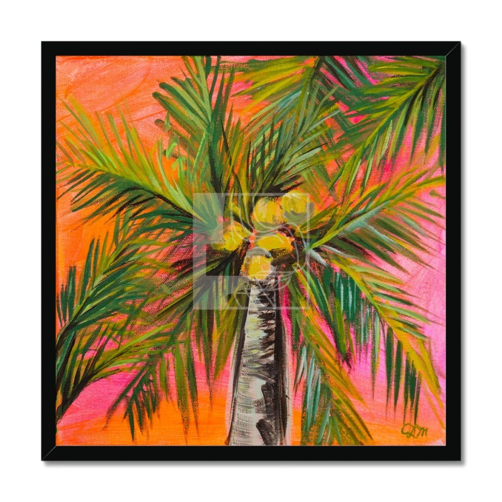 Palms Framed Print - Chelsea Martin Art