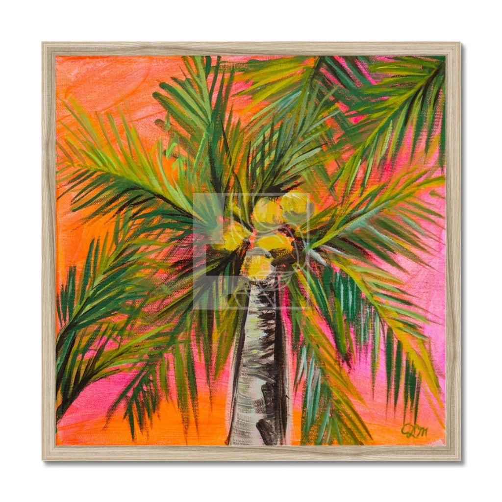 Palms Framed Print - Chelsea Martin Art