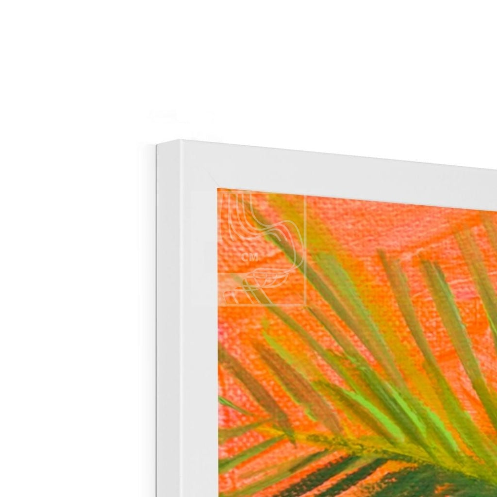 Palms Framed Print - Chelsea Martin Art