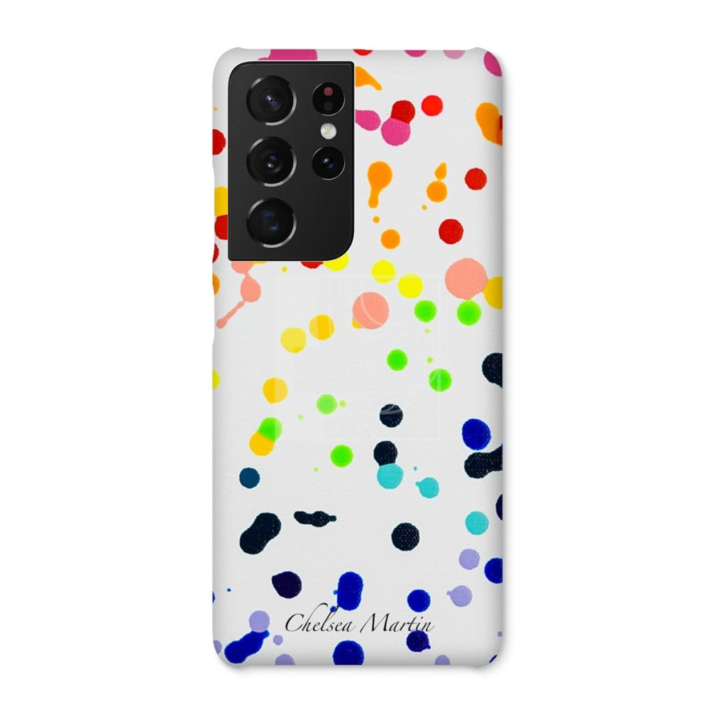 Rainbow Snap Phone Case Samsung Galaxy S21 Ultra / Gloss & Tablet Cases