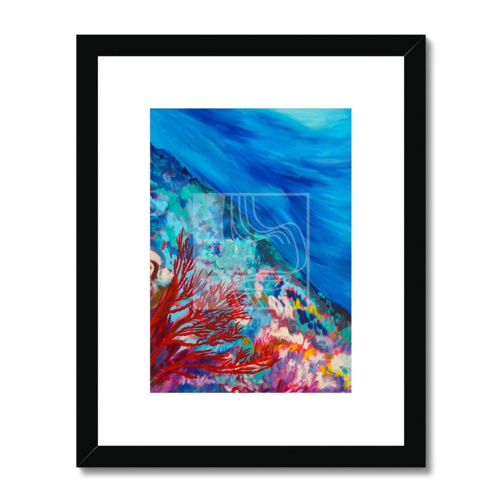 Reef Framed & Mounted Print - Chelsea Martin Art