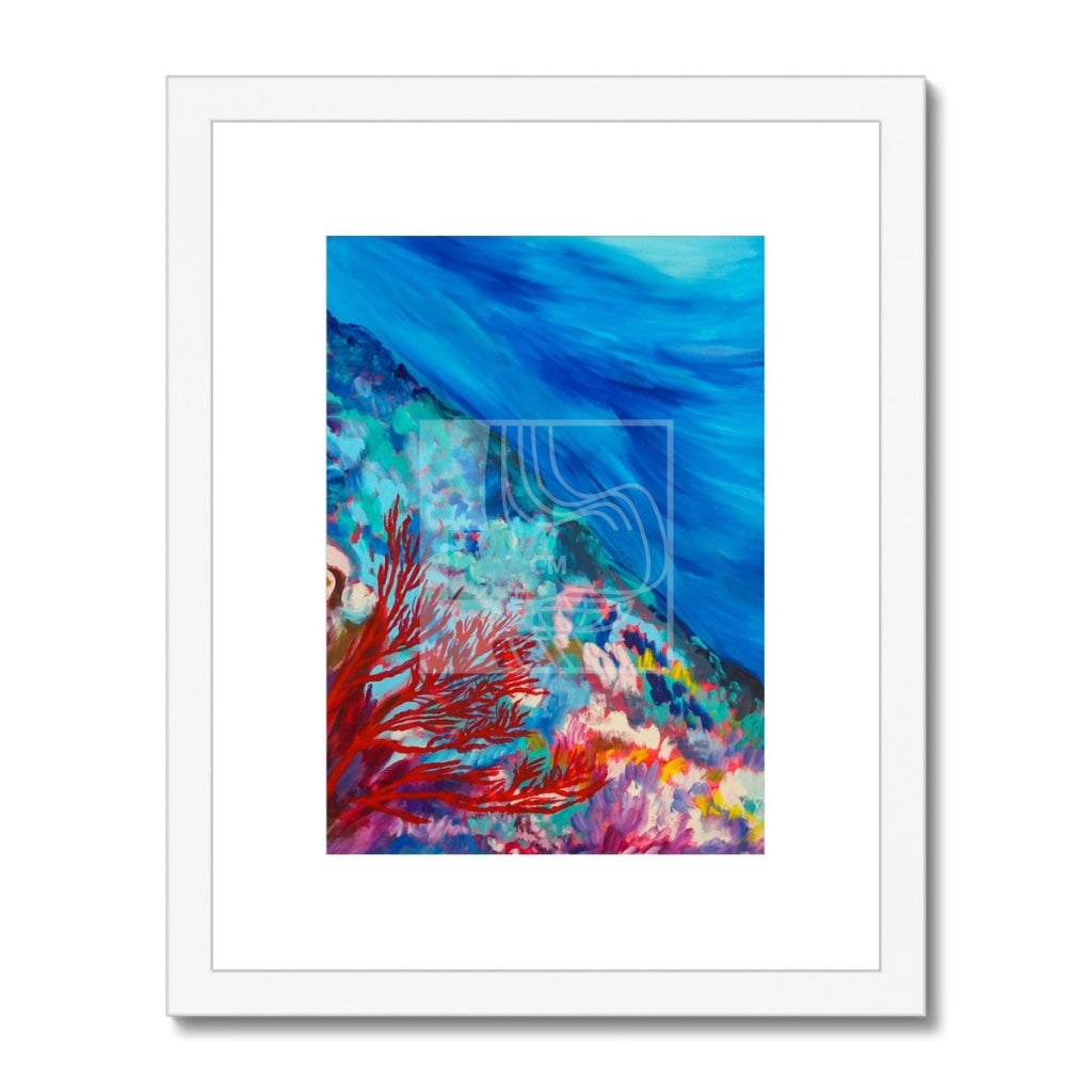 Reef Framed & Mounted Print - Chelsea Martin Art