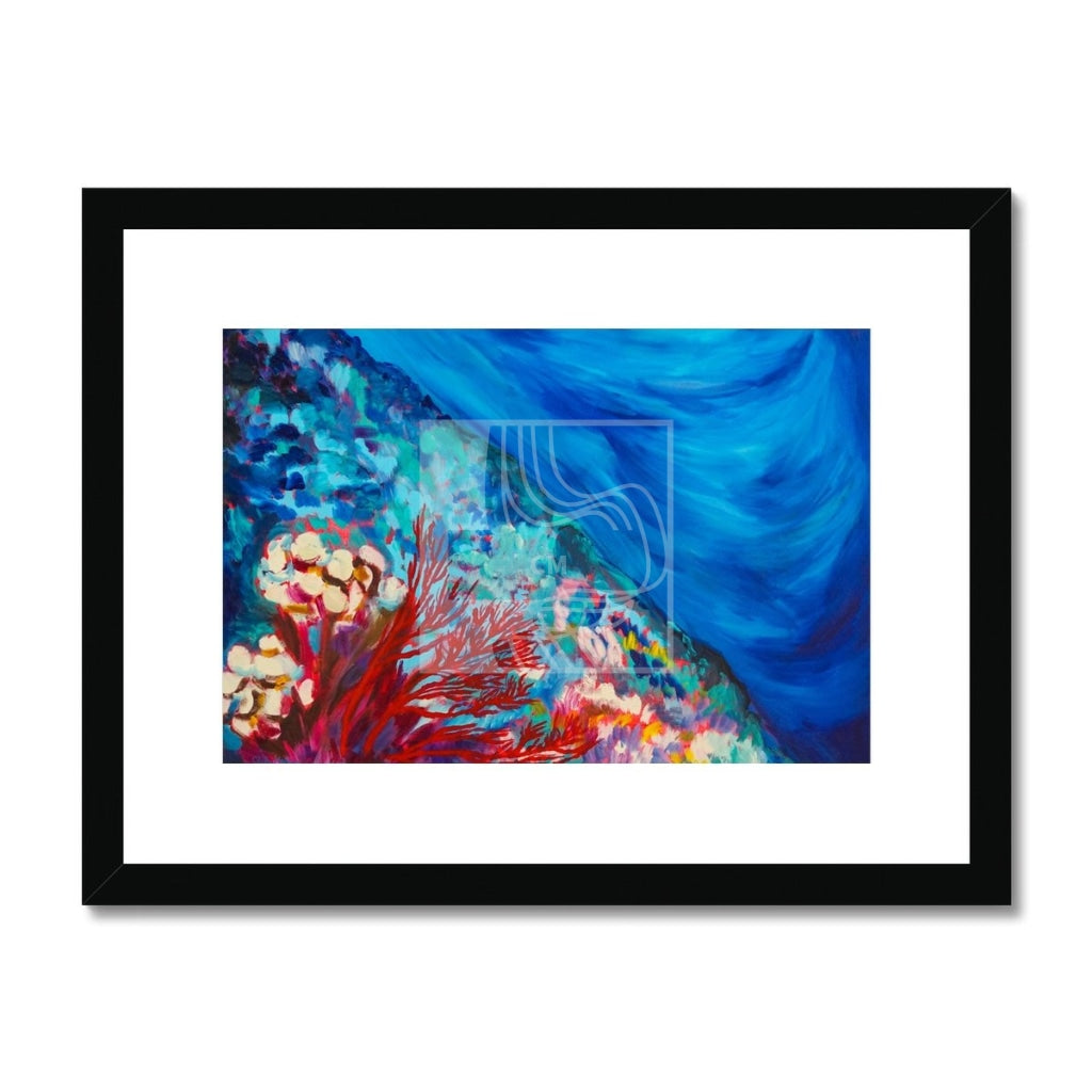 Reef Framed & Mounted Print - Chelsea Martin Art