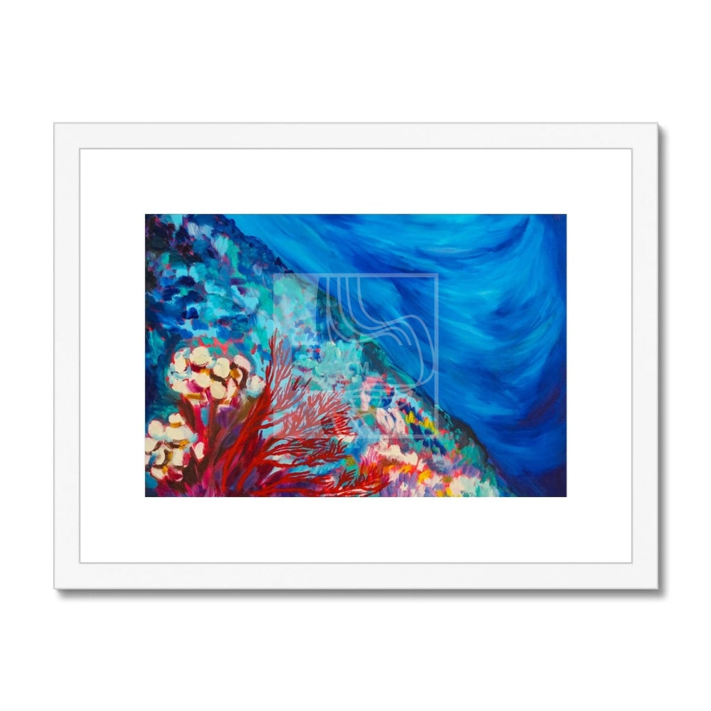 Reef Framed & Mounted Print - Chelsea Martin Art