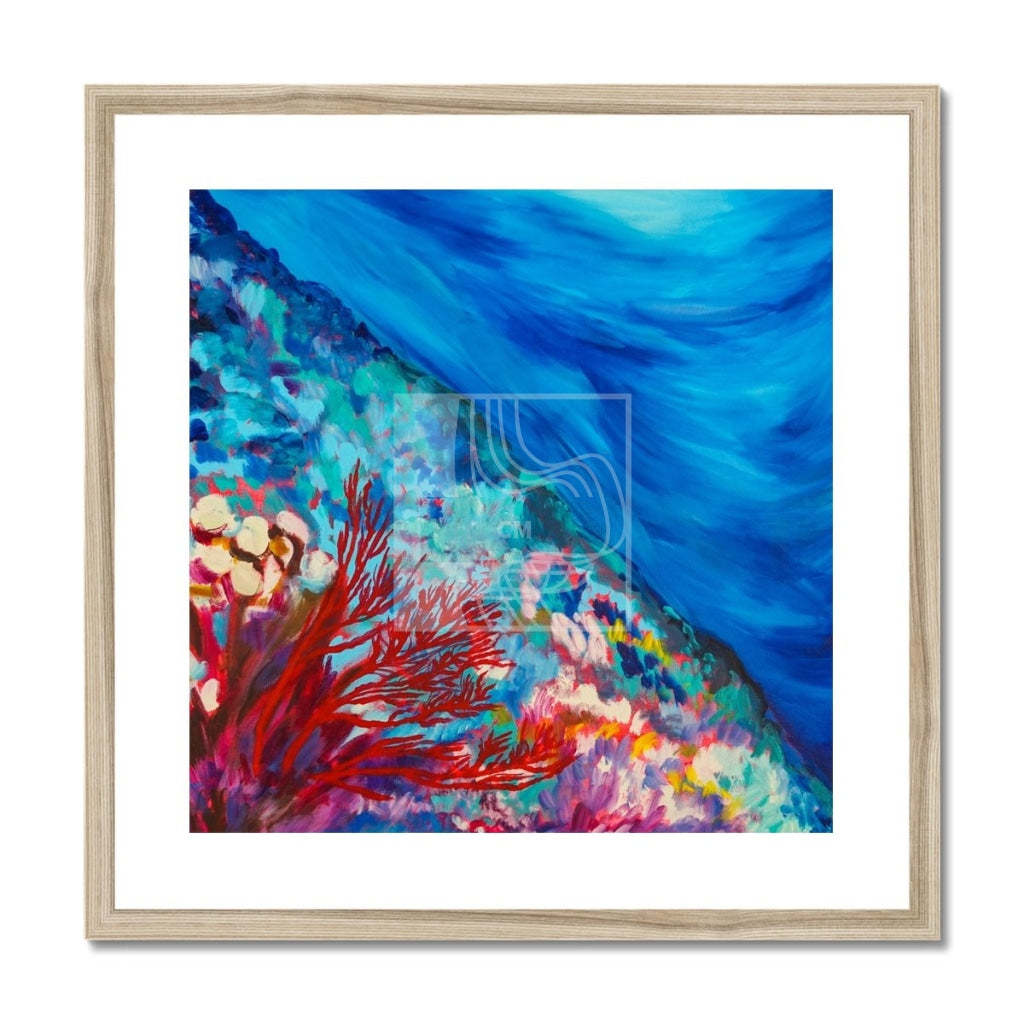 Reef Framed & Mounted Print - Chelsea Martin Art