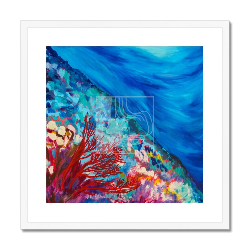 Reef Framed & Mounted Print - Chelsea Martin Art