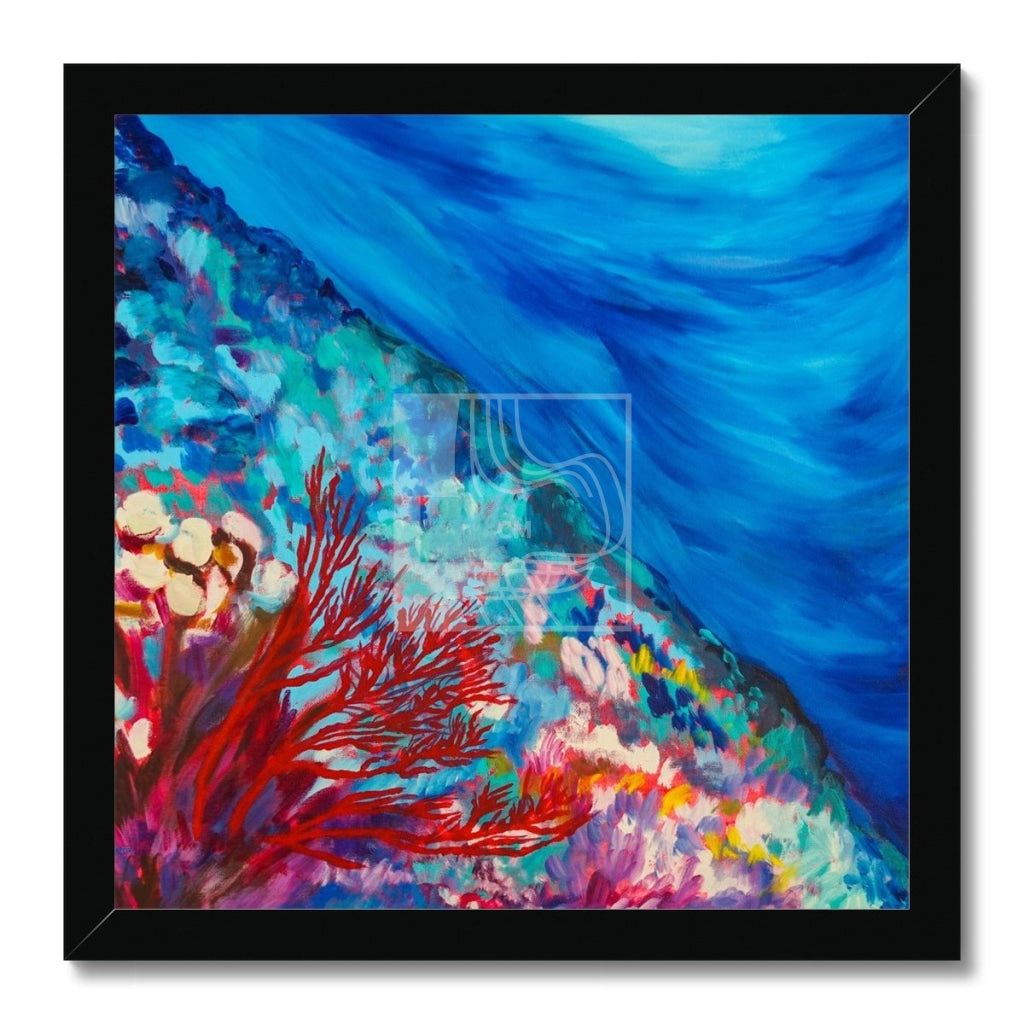 Reef Framed Print - Chelsea Martin Art