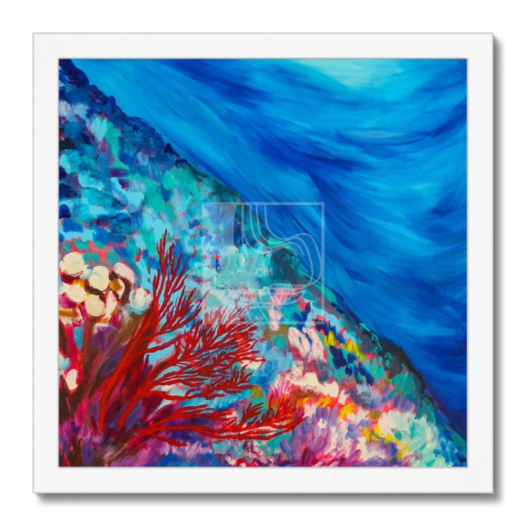 Reef Framed Print - Chelsea Martin Art