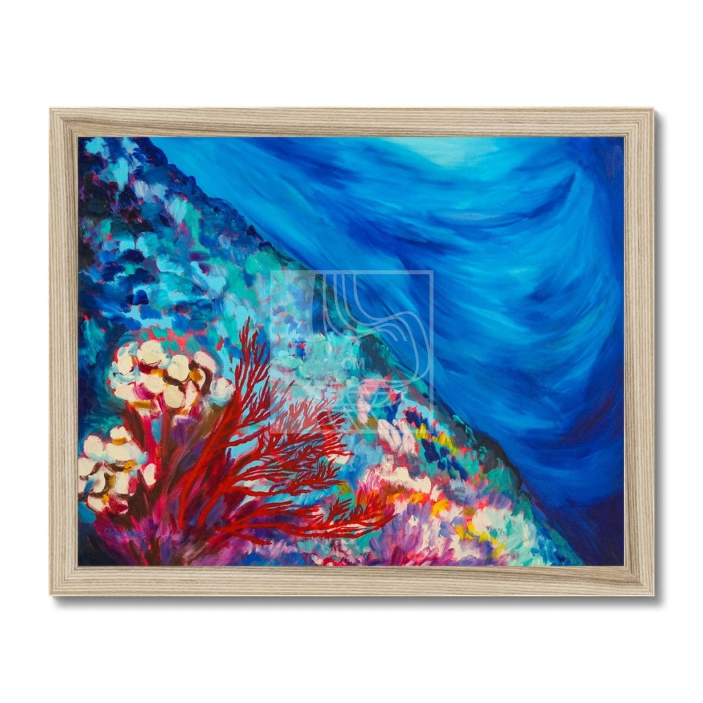 Reef Framed Print - Chelsea Martin Art