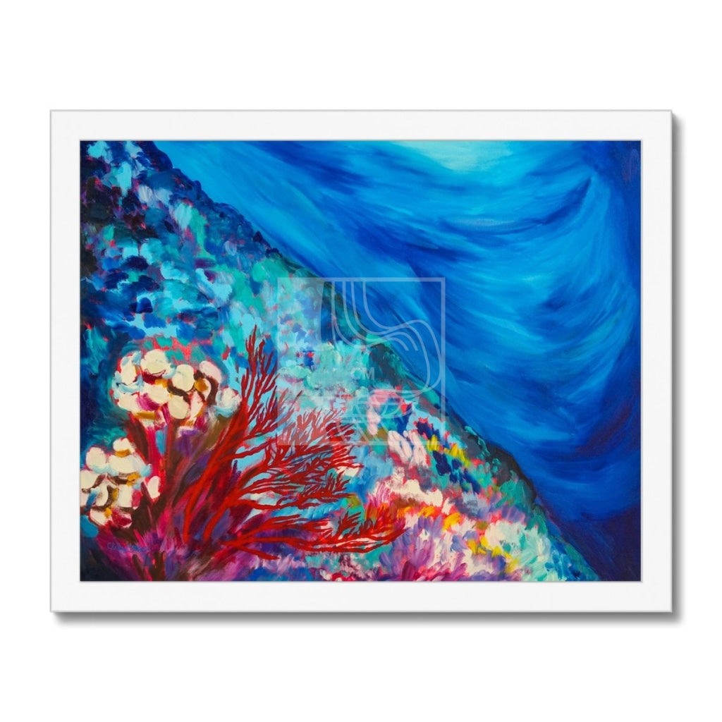 Reef Framed Print - Chelsea Martin Art