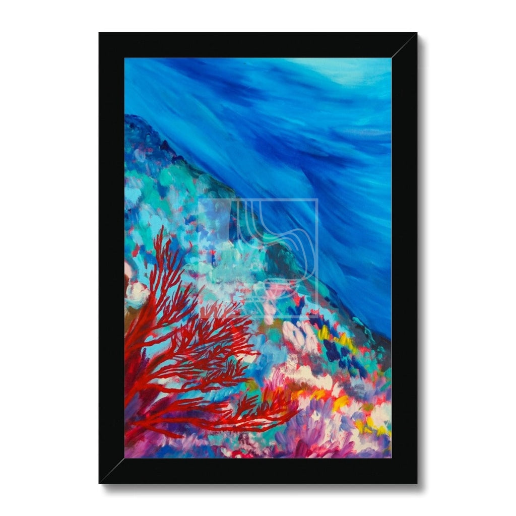 Reef Framed Print - Chelsea Martin Art