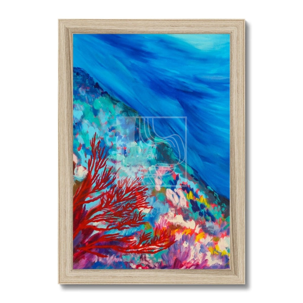 Reef Framed Print - Chelsea Martin Art