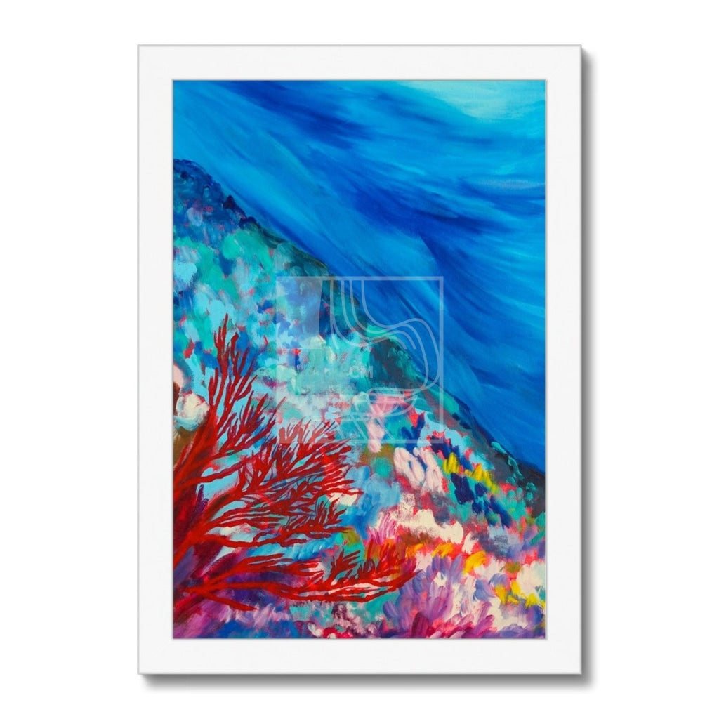 Reef Framed Print - Chelsea Martin Art