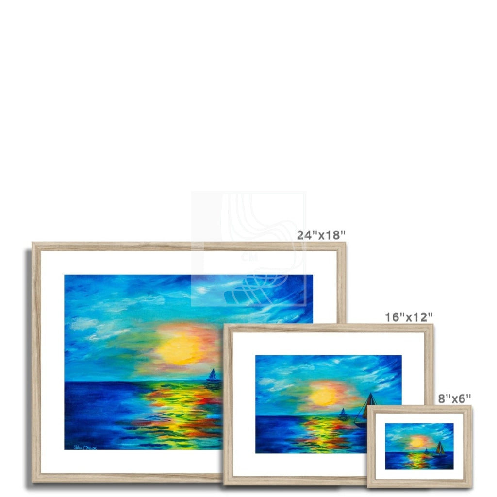 Sail Framed & Mounted Print Fine Art