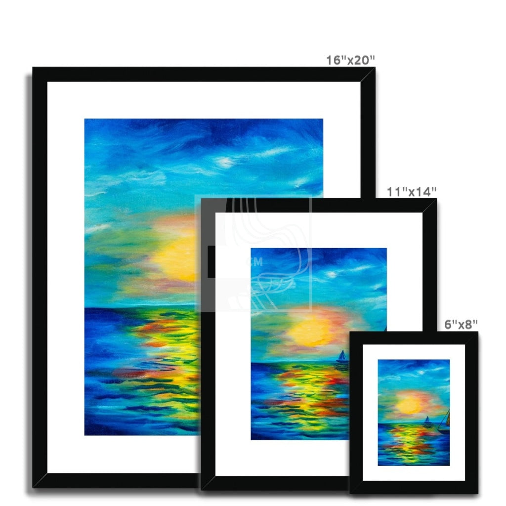 Sail Framed & Mounted Print Fine Art