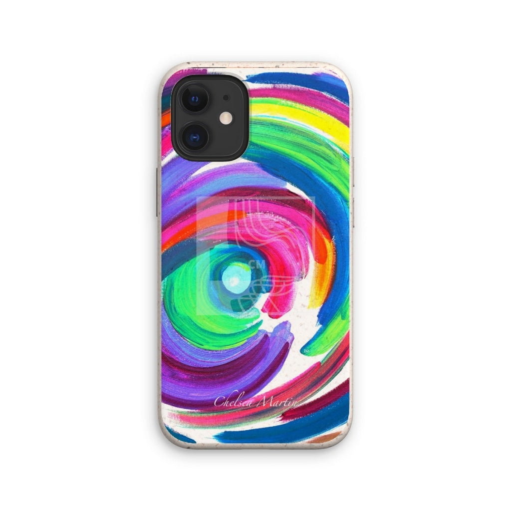 Spiral Eco Phone Case Iphone 12 Mini / Matte & Tablet Cases