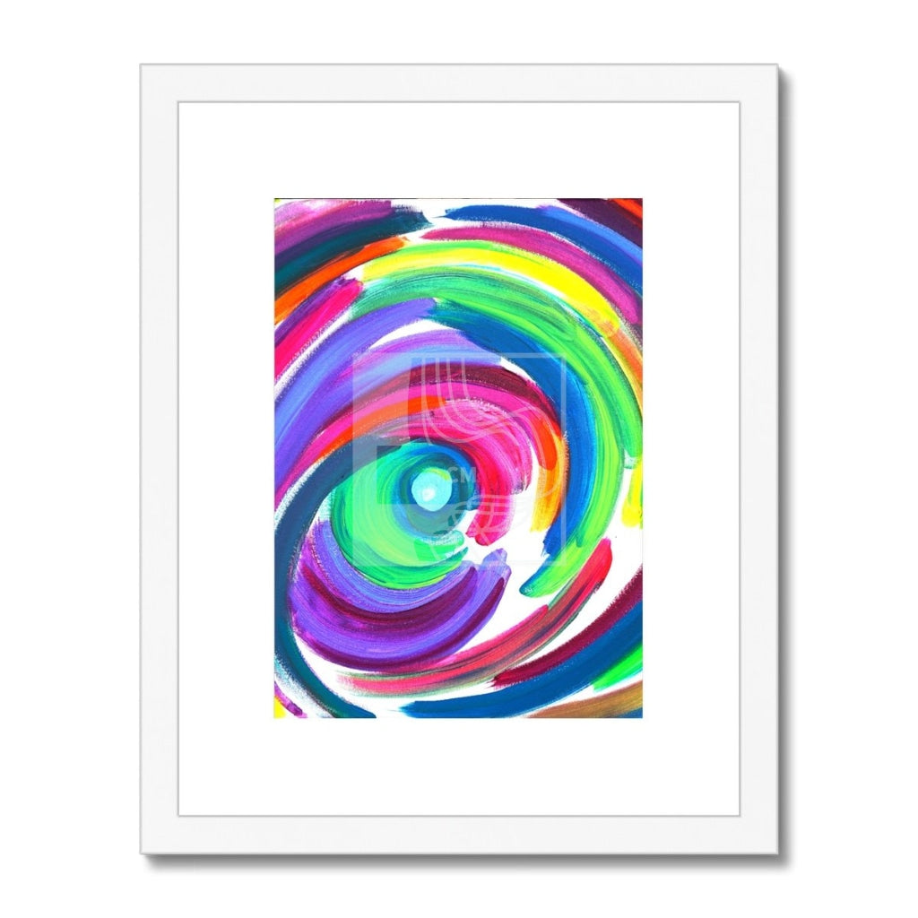 Spiral Framed & Mounted Print - Chelsea Martin Art